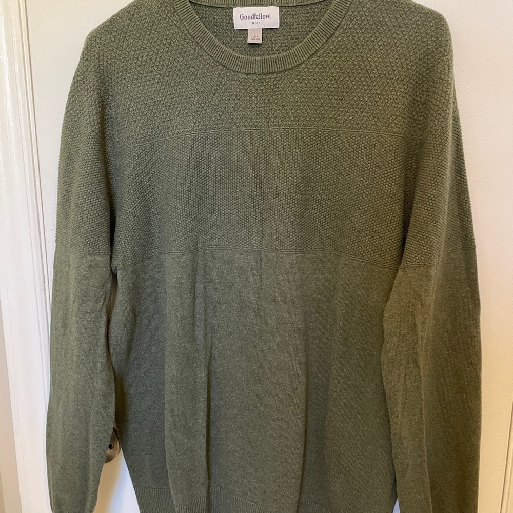 Goodfellow & Co Men's Olive Crewneck Sweater